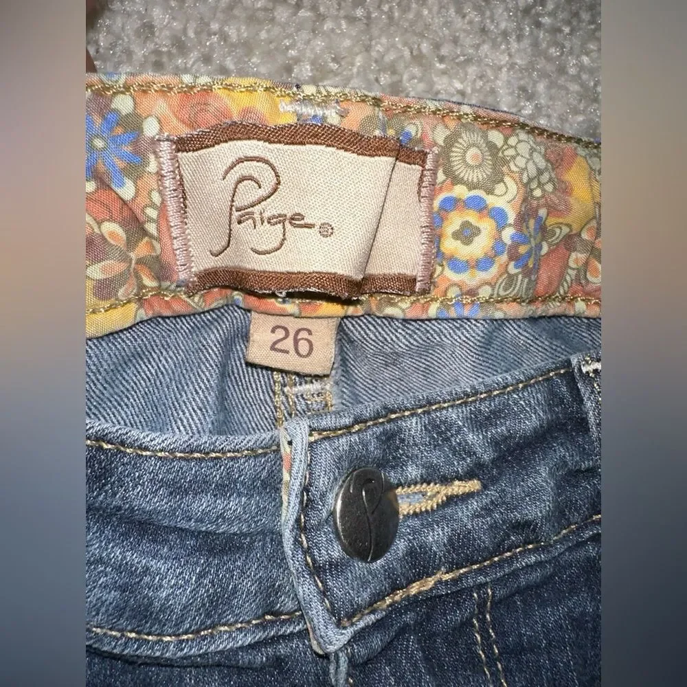 Paige Denim Jeans peg skinny woman’s size 26